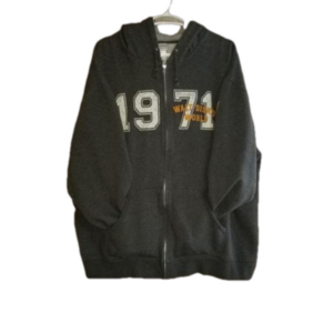 Walt Disney World Full Zip Hoodie 1971 Front Graphic Label Reads Size XL